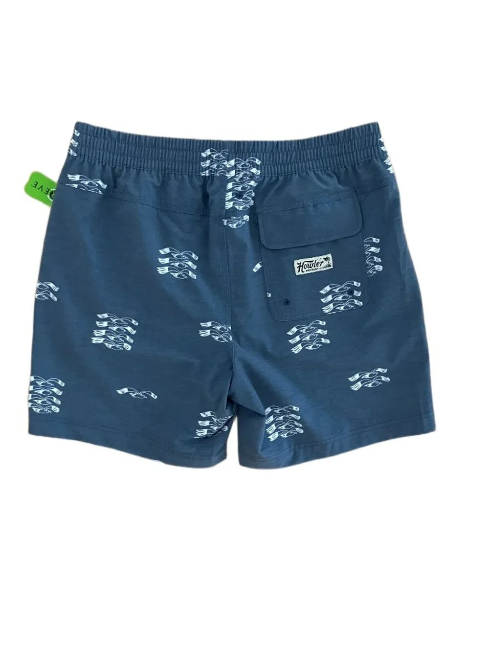 Howler Brothers Men's Deep Set Boardshorts Flocka Seagulls Key Largo Size Large